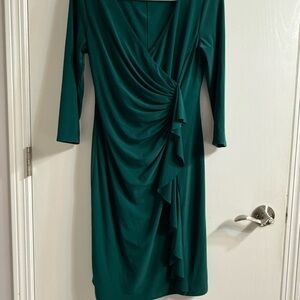 Black Label by Evan-Picone Emerald Green Dress – Size 4